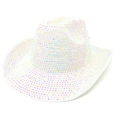 Стимпанк RAVE капитан стиль роскошь женщин девочка со стразами блестки шляпа - Изображение 1 из 4