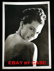 1940er~CYD CHARISSE~5 x 7 BL & WHITE FAN PHOTO~SIGNIERT~SCHÖN ERHALTEN - Bild 1 von 5