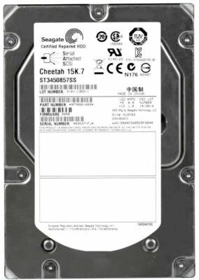 Seagate Cheetah 15K.7 ST3450857SS 450GB 15000U/Min 16MB Cache SAS-2 3.5'' Zoll - Immagine 1 di 3