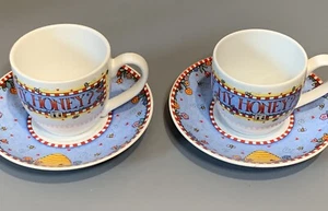 Mary Engelbreit Cup and Saucer "Won't You Bee My Honey?" Set of 2 - Picture 1 of 10