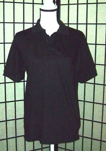 CAMISA DE MANGA CORTA CRYSTAL SPRINGS - POLO DE GOLF PARA HOMBRE DE 2 BOTONES - NEGRA - TALLA MED - Imagen 1 de 4