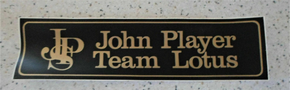 original JOHN PLAYER SPECIAL JPS TEAM LOTUS AUFKLEBER STICKER - Bild 1 von 1