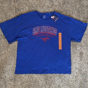 NEW Champion Southern Methodist SMU Mustangs Mens XXL 2XL T-Shirt NCAA - Picture 1 of 3