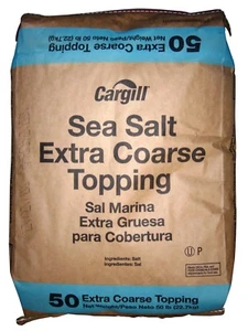 Sodium Chloride Extra Coarse Sea Salt [NaCl] White Solid (50 LB Bag) - Picture 1 of 1