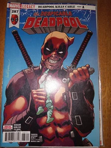 MARVEL LEGACY THE DESPICABLE DEADPOOL KILLS CABLE PART 1 #287 COMIC BOOK NEW - Picture 1 of 1