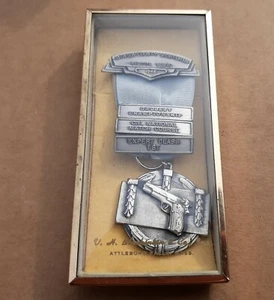 Jackson County Sportsman Pistol Club Michigan 1966 Gallery Shooting Medal - Picture 1 of 1