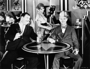 STAN LAUREL AND OLIVER HARDY Drink Their Cares Away In BLOTTO 11x14 Print 1930 - Bild 1 von 1