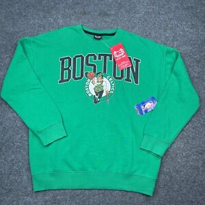 NWT Ultra Game Boston Celtics Sweatshirt Mens Size Medium Pullover NBA Green