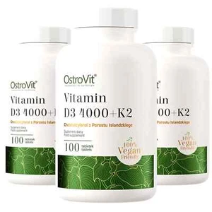 VITAMIN D3 4000 + K2 - 100-800 Tab -VEGAN- support immune system,muscle function - Picture 1 of 11