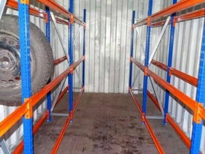 40` Lagercontainer mit Reifenregal Reifencontainer Reifenlager gebraucht - Bild 1 von 6