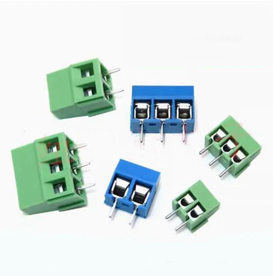  10pcs KF301/126/128/129/3.5/5.08mm-2P/3P terminal 5.0 spacing wiring terminals  - Image 1 of 1