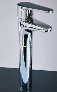 Neu Monoblock Waschbecken Arbeitsplatte poliert Chrom hoch Mischbatterie Küche Bad Wasserhahn - Bild 1 von 9