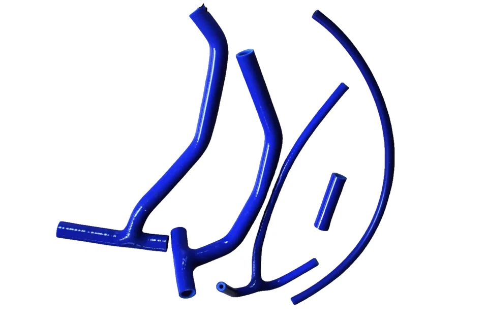 ✅Mangueras de radiador de silicona AZUL para HUSQVARNA TE610/570/410; TC610/570; SM610R/S Foto 1 de 4