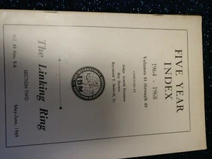 Index The Linking Ring 1964-1968 Section Two IBM - Picture 1 of 2