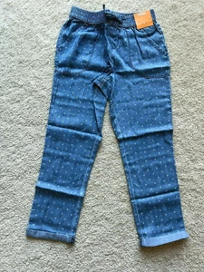 NWT NEW Gymboree light lyocell printed pants elastic waist pockets 6 yr old girl - Picture 1 of 4