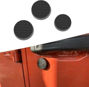 Upgraded Magnetic Keyhole Covers For 2018-2024 Jeep Wrangler JL Gladiator JT - Foto 1 di 7