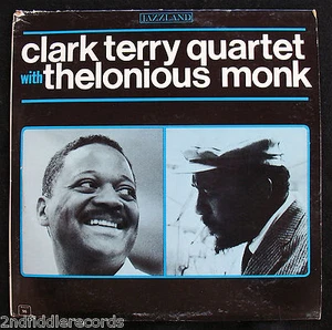 CLARK TERRY QUARTET with THELONIOUS MONK-Rare Jazz Album-JAZZLAND #JLP 96-MONO - Picture 1 of 4