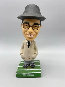 2001 Bosley Bobbers VINCE LOMBARDI BOBBLEHEAD ~ Green Bay Packers LESEN - Bild 1 von 9