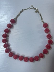 Collar de eslabones de panel acrílico bola con cuentas gruesas vintage de J Crew para mujer - Imagen 1 de 4