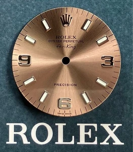 ROLEX Air-King 14000 14010 Pink Dial Luminova Original Rare. - Picture 1 of 7