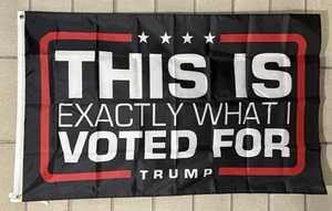 Donald Trump This Is What I Voted For Flag FREE USA SHIP MAGA Republican 3x5’ - Picture 1 of 1