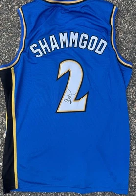 God Shammgod Signed Autographed Washington Wizards Jersey Providence Legend Rare - Image 1 of 3