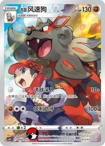 Pokemon S-Chinese Gengar Card Frame Case Gift Box CSUC 008 Arcanine CHR Holo - Picture 1 of 2