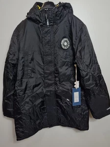 KHUJO men's winter jacket model: Corduroy Black M - Picture 1 of 5