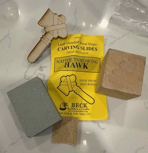 BSA Carving Slide- Native Throwing Hawk Basswood 350534 Wood Carving Merit Badge - Picture 1 of 1