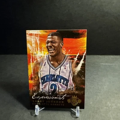 2014-15 Panini Court Kings - Expressionists Basketball #26 Larry Johnson NM - Image 1 of 2