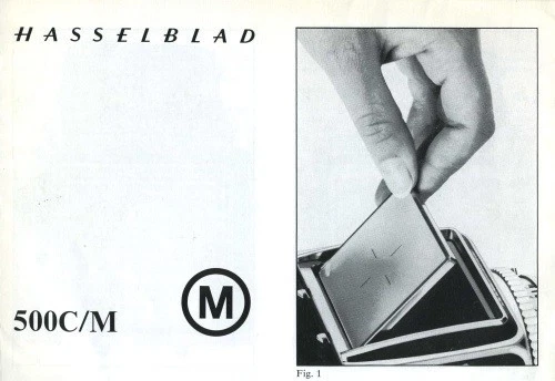 Manual de instrucciones de cambio de pantalla Hasselblad para 500C/M Foto 1 de 1