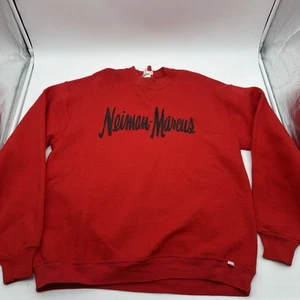 Vintage Rare Neiman Marcus Russel Athletic Crewneck Sweatshirt XL Red BlackUSA - Picture 1 of 12