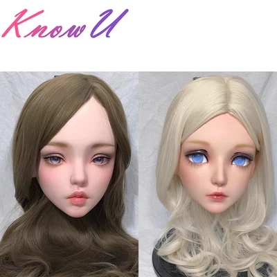 Animated Mask Female Crossdresser Head Shell Charming face Customised Headshell - Image 1 of 4