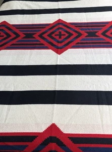 Vintage Pendleton Beaver State Classic Native American Design Wool Blanket Queen - Picture 1 of 9