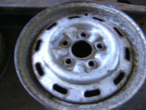 Ford Granada Consul MK1 MK2-4 Stück Stahlfelge Rims Jantes 5,5 x 14 original - Bild 1 von 3