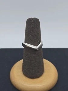 Modernist Sterling Silber Ring Größe 6 - Bild 1 von 6
