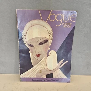 Vtg 1975 Vogue Poster Book Diana Vreeland Harmony Books 19 Frameable Posters USA - Picture 1 of 10