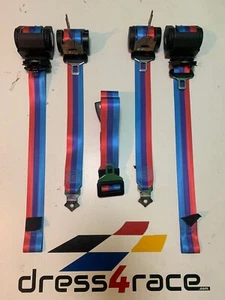 Juego de 5 cinturones de seguridad Mtech BMW M3 E46 seatbelt - Imagen 1 de 3