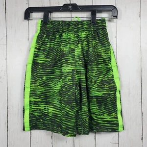Champion Athletic Shorts Active Wear Neon Green Black Boys Size Medium (8-10) - Picture 1 of 8