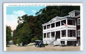 anni '20 WATERSTREET INN. WATERSTREET,PA. CARTOLINA EE19 - Foto 1 di 2