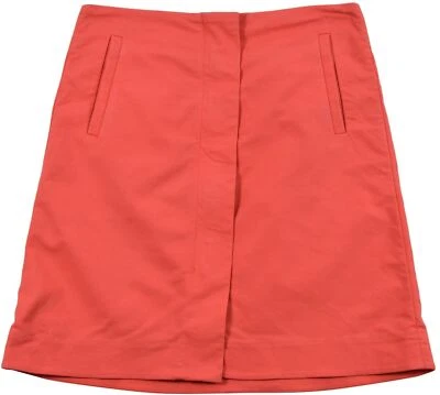 Cos Women's Short Mini Skirt a-line Pink Cotton Hook Loop Pocket Zip Size EUR-38 - Image 1 of 4