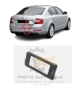 NEW FOR SKODA OCTAVIA 2013 - 2017 REAR LICENSE NUMBER PLATE LIGHT RIGHT O/S - Picture 1 of 1