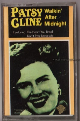 Patsy Cline: Walkin’ After Midnight (Cassette Tape, Creative Sounds SSI3547)V.G  - Image 1 of 3