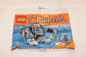 LEGO CHIMA POLYBAG 30256 ICEBEAR ICE BEAR MACH NEW SEALED RARE SELTEN! - Picture 1 of 2