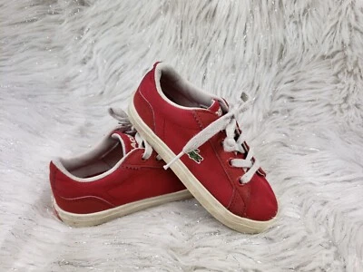 Tênis infantil casual LACOSTE Elrond tamanho EUA 8 EUR 24 - Imagem 1 de 4