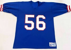 Vintage Champion NFL New York Giants #56 Football Jersey XL Blue USA Screened - Picture 1 of 6