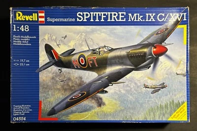 REVELL 04554 - SUPERMARINE SPITFIRE Mk.IX C/XVI - 1/48 PLASTIC KIT - Immagine 1 di 4