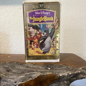 Walt Disney’s The Jungle Book VHS 30th Anniversary Masterpiece Clamshell Inserts - Picture 1 of 3