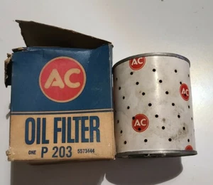 Vintage AC Oil Filter P-203 5573444 1940s 1950s Ford Ferguson Tractor - Bild 1 von 5