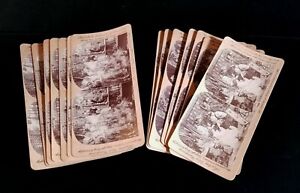14 Antique 1901 Stereoview Cards Of Wedding Start To Finish By Keystone View Co